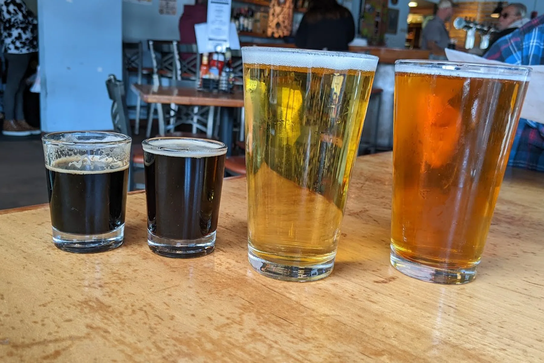 variety of beers